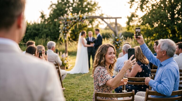 photos mariage invités récupérer en HD